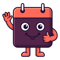 La mascotte di 1clickbook: un calendario che consegna la chiave del noleggio